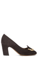 Ferragamo Décollété Gancini In Suede