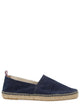 Castañer Blue Cotton Ovine Leather