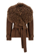 Giuseppe Di Morabito Shearling Neck Coat
