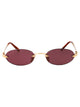 Miu Miu Oro Metal Sunglasses