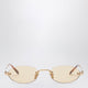 Miu Miu Rimless Oval-Frame Sunglasses