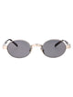 Miu Miu Argento Vecchio Metal Sunglasses