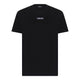 Versace Writing Embroidery T-Shirt - - Cotton - Black