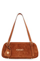 Versace Suede Logo Top Handle Bag