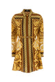 Versace Printed Twill Shirt Dress