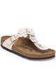 Birkenstock Gizeh Flowers Pink Purple Leather Sandals