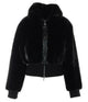 Pinko Black Polyester Bomber Jacket