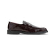 Martine Rose Red Fold Back Bovine Leather Loafers