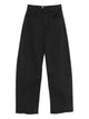 Mother Faded Black Cotton Lyocell Elastane Pants