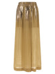 Nude Slit Skirt