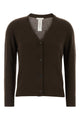 The Row Brown Cashmere Ovida Cardigan