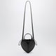 Rotate Birgerchristensen Heart Bag Croco Croceffect Patent Leather Bag In Black