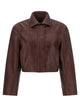 Rotate Birger Christensen ' Boxy Square Leather' Jacket