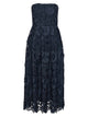 Rotate 3D Lace Midi Dress