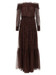 Self-Portrait Dress With Ruffles And Flounces