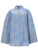 Rotate Camicia Oversize Con Dettoglio Floreale