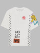 Marine Serre T-Shirt "Upcycled" Con Stampa