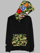 A Bathing Ape Felpa "Shark" Con Cappuccio