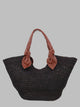 Hereu Borsa Intrecciata In Raffia