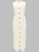 Michael By Michael Kors Abito Midi In Maglia Stretch