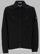 Stone Island Overshirt Con Zip E Tasche Sul Petto