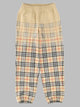 Burberry Pantalone Track Con Stampa Check