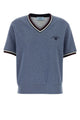 Prada Cerulean Blue Cotton T-Shirt