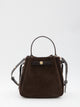 Tory Burch Luxurious Suede Bucket Bag