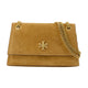 Tory Burch Kira Turnlock Mini Shoulder Bag - - Leather - Khaki