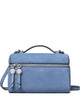 Tory Burch Romy Slim Top Handle Purse - - Leather - Blue