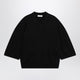 Fear Of God Essentials Signature 90S-Style Knit 3/4-Sleeve Polo In Black