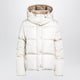 Moncler Ivory Nylon Down Jacket
