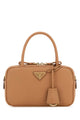 Prada Peach Leather Handbag