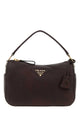Prada Dark Brown Leather Small Handbag