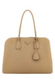 Prada Beige Leather Shopping Bag