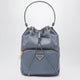 Prada Duet Bucket Bag In Aviator Blue Renylon