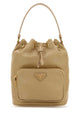 Prada Beige Re-Nylon Duet Bucket Bag