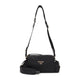 Prada Black Canvas Shoulder Bag
