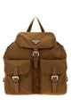 Prada Camel Canvas Backpack