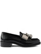 Prada Black Leather Loafers