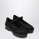 Prada Black Mesh Ballerina