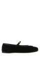 Prada Black Canvas Ballerinas