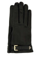 Prada Black Nappa Leather Gloves