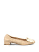 Prada Brown Leather Pumps Footwear