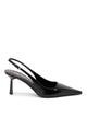 Prada Brushed Leather Slingback Pumps