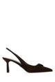 Prada Brown Suede Pumps