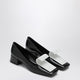 Prada Black And White Leather Décolleté