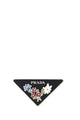 Prada Printed Metal Pin