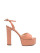 Casadei "Patty" Minorca Leather Sandals T.130