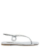 Casadei Silver Leather Sandals